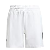 adidas Jungen Boys Club Tennis 3-Stripes Shorts, White, 11-12 Years