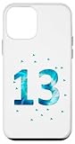 Rückennummer 13 Volleyball Zehnter Geburtstag Junge Hülle für iPhone 12 mini