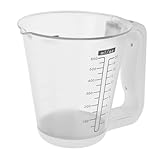 COLLBATH Großer Digitaler Messbecher mit LCD Anzeige Multifunktionale Küchenwaage für Präzise Temperatur und Volumenmessungen für Täglichen Gebrauch zu Hause