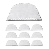 gifyym Gesichtsschutzschild - Schützender Gesichtsschutz | Transparenter Gesichtsschutz Für Erwachsene | Wiederverwendbare Schutzhaube Mit Silikon-Dichtung Für Männer & Frauen