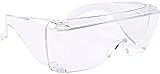 FRANZ MENSCH Allzweckschutzbrille, transparent, kratzfest für Brillenträger geeignet