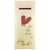 Bestecktasche mit 2-lagiger Serviette, Serviettentaschen 85x200mm, 520 Stück (Herzlich Willkommen)