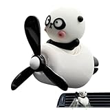 Lufterfrischer für Auto – Cartoon Panda Pilot Auto Luftauslass Parfüm | Aromatherapie Duft für Auslass Dekoration WC Schlafzimmer Auto Innenraum Damen Herren