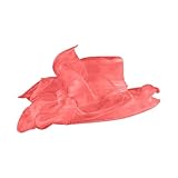 Musik Stilvolle und atmungsaktive Sonnenhüte für Damen und Herren, für den Sommer im Freien, breite Krempe, LSF 50+, Leichter Reise-/Strandhut Coole Sonnenhüte Kinder (Watermelon Red, One Size)