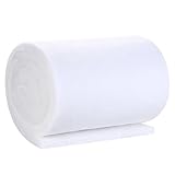 Kurkip 1 Stück Filterwatte Aquarium, 1m x 12cm Aquarium Filtermaterial, Aquarium Filterschwamm Biochemische Baumwolle für Aquarium Fischbecken