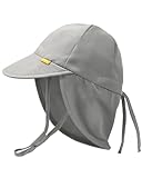 FURTALK Baby Kleinkind Sonnenhut UV-Schutz Mädchen Jungen Kinder Sommer Strand Mütze mit Nackenschutz