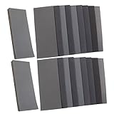 EXHUMKY 90-Teiliges Set Schleifpapier-Set Schleifen grobes Schleifpapier Bußgeld Holzbearbeitung Streugut Schleifpapier-Sortiment Schleifpapier mit hoher Körnung Beflockung