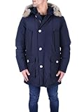 WOOLRICH Arctic Detachable Fur Parka Herren Jacke CFWOOU0482MRUT0001 Blau, Siehe Foto, XXL