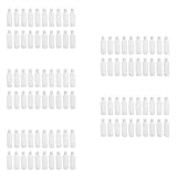 Reinscer 100 Stück 100Ml Shampooflaschen Aus Kunststoff Plastikflaschen für Reisebehälter für Kosmetiklotion