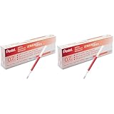 Pentel 0,7 mm EnerGel Refill rot (Packung mit 2)