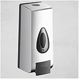 Seifenspender für die Wandmontage Seifenspender Wandseifenspender - 500 ml Waschshampoo-Gelspender Seifenpumpflasche mit großer Kapazität for Küchen-, Badezimmer- und Duschlotionsspender Druckknopf-Ba