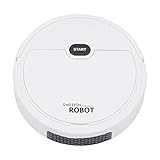 Queeucaer Staubsauger Roboter mit Absaugstation Saugrobote Saugroboter Kehrroboter Mit Wischfunktion Absaugstation500pa, Kunststoff,Weiß,für Ihren langfristigen Einsatz