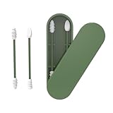 Silikon Wattestäbchen - Washable Silicone Cotton Swab | Wiederverwendbare Ohrentupfer | q tip Zum Abschminken | q tip Für Ohren | Umweltfreundliche Wattestäbchen