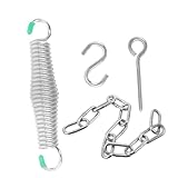 UPKOCH 1 Satz Hängeset für Schaukeln und Set Verzinktem Eisen für Sichere Aufhängung Komfortable Drehbewegungen ohne Verwicklungen für Innen und Außenbereiche