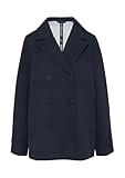 s.Oliver Wasserabweisende Cabanjacke mit Riegeldetail am Ärmel Navy 34