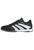 adidas Unisex Predator League Indoor Football Boots, Core Black/Cloud White/Lucid Lemon, 42 EU