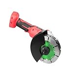 M14 Mauernutfräse Adapter für Winkelschleifer, 125 150 Stahlgussteile Adapter für Winkelschleifer Staubdicht Abnehmbar Schutzhaube 22mm Schaft Schlitzgerät für Wände Ziegeln Fliesen