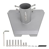 Edelstahl-Satellitenschüssel-Rohradapter für Gen3 V3 Standard-Schalenmontageplatte