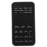 jojofuny Stimmwechsler Mini-Soundkarte Handy-Soundkarte tragbarer Sprachwechsler Krachmacher Computer Voice Changer Plug and Shine Live-Übertragung externer Ton Stimmverschönerer Abs Black