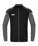 JAKO Herren Polyesterjacke Performance, Schwarz/Anthra Light, XL