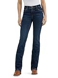 Wrangler Damen Willow Mid Rise Performance Waist Boot Cut Ultimate Riding Jeans, Denim, 27-32