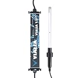VIALIA Tauch-UV-C 1.0 Tauchstrahler, Teichklärer mit 80 Watt Amalgam, UV-C Lampe mit Funktions LED zur Säuberung und Pflege des Teichs