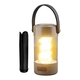 Oseczmut Camping -Laterne mit , Camping -Laterne - Wasserfeste Laterne - 2 in 1 tragbare wiederaufladbare Taschenlampe mit Klammer für das Fischerei -Wanderstromausfall