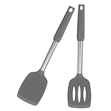 Abaodam 1Satz Hitzebeständiger Silikonspatel Flexibler Kochspatel für Antihaftbeschichtete Pfannen Küchenutensilien für Wenden Rühren und Schaben für Mühelose