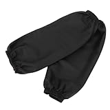 Hemobllo 2 Paare Wasserdichte und ölbeständige Ärmel Arm Ärmel Armlehnenabdeckung Ärmelabdeckung Landwirte Ärmel wasserdichte Ärmelbündchen Hülsen zum Reinigen Reinigungshülsen Pu Schwarz