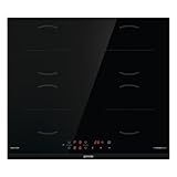 Gorenje GI6401BCE Induktions-Kochfeld / 60 cm/TouchControl/PowerBoost/Timer/ChildLock/Restwärmeanzeige/Schwarz