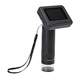 POENVFPO Kinder Digitales Mikroskop, 1080p -Handheld mit 2,0 -Zoll -Bildschirm, 1000 -facher Vergrößerung, LED -Leuchten, für und Mädchen Im Alter von 3 Bis 12 Jahren