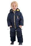 Killtec first instinct by killtec FISW 31 MNS ONPC Skioverall/Schneeanzug mit Kapuze, wasserdicht, waldgrün, dunkelblau