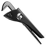 Schlüssel für Wasserpumpenzange, verstellbare Wasserpumpenzange, robuste Zange mit kurzem Griff für Wasserschläuche, Rohrklemme mit breiter Öffnung für Rundrohre, Formrohre und