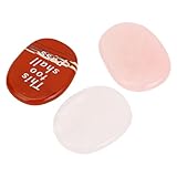 Haofy Gravierter, Motivierender Kristall, Glatter, Handtellergroßer Handschmeichler, Spiritueller Affirmationsstein mit Dauerhaften Farben, Zur Linderung von Ängsten, Als Bürodekor,