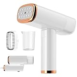 Dampfbügeleisen, 1000 W, mit 150 ml Wassertank, tragbarer Dampfbügeleisen, geeignet für alle Stoffe für Zuhause, Reisen, Zuhause und Büro, Weiß