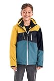Killtec Jungen kow 204 by jckt Outdoorjacke Funktionsjacke mit Kapuze, Gelb, 176 EU