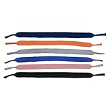 Brillenhalter für den Hals, 6 Stück Brillenhalter für den Hals, Anti-Verlust, Sonnenbrille, Länge verstellbar, für Trekking, Wassersport, Radfahren,