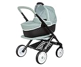 Smoby - Maxi Cosi 3-in-1 Kombi Puppenwagen - für Puppen bis 42 cm – wandelbarer Puppenwagen für unterschiedliche Bedürfnisse im Quinny-Design, für Kinder ab 3 Jahren