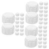 HOMSFOU 3 Sätze Pvc Rohrkappe Mit Innengewinde Nach Britischem Standard Rohrverschraubungen Für Britische Wasserversorgung Rohrkappe Mit Innendraht Rohrkappe Mit 1/2 Zoll 25 Stück * 3