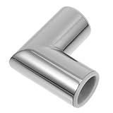 Gatuida Förmiger Rohrverbinder Verstellbarer Rohrschellenanschluss für Badezimmer und Glasdoor Anwendungen Geeignet für Rohre Langlebig und Vielseitig Einsetzbar