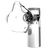 Inhalationsgerät Maschine für Erwachsene, Wiederaufladbare Tragbare Inhaliergeräte für Erwachsene und Kinder, Leise Inhalator für Kinder (Grau)