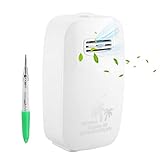 Negativ Ionen Generator Portable Luftreiniger Silent Ionisator Reiniger Desktop Rauch Geruch Geruch Eliminator Remover Sterilisation Desinfektionsgerät für Home Office Auto Spa (Bianca Spina Eu)