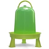 8l Hühnertränke, beheizbare Geflügeltränke automatische Wassertränke Hühner Tränke Geflügel als Wasserspender, Wachteltränke, Trinkbehälter (8 Liter)