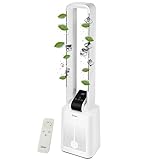 Zilan Turmventilator sehr leise mit Kühlung Standventilator mit Fernbedienung energiesparend oszillierend - Säulenventilator Aircooler Luftkühler Bodenventilator Tower Fan 12 Stufen