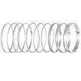 AYNKH 10Pcs Armreif für Frauen, indische Armband-Set, Armreif Böhmen, Vintage verstellbare stapelbare Armbänder, Arm Schmuck für Frauen Hochzeit Party