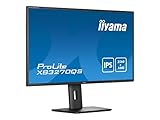 iiyama ProLite XB3270QS-B5 80cm 31,5' IPS LED-Monitor WQHD (DVI HDMI DP) Höhenverstellung schwarz