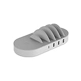 XLayer Family Charger Ladestation I 4 Port USB C Ladegerät mit Wireless Ladefläche I Schnellladegerät inkl. 4 Ladekabel I für iPhone 16 15 14,13,12,11 Pro Max Plus Samsung Galaxy Handy