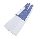 Nicht -Flip -Zaunhandschuh, Flexibler Fechtenhandschuh der Schweißten Linken Hand Bis Zur Hohen Geschützten Resistenz für (XXL)