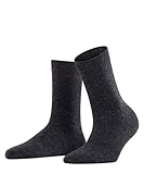 FALKE Damen Cosy Wool W SO Wolle Kaschmir einfarbig 1 Paar Socken, Grau (Anthracite Melange 3080) neu-umweltfreundlich, 39-42