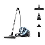 Rowenta Compact Power XXL Bodenstaubsauger 2,5 Liter-Fassungsvermögen, kompaktes Design, EffiTech Motor, einfach zu entleeren, Staubsauger starke Saugleistung, 6,2-Meter-Netzkabel, blau, RO4871EA